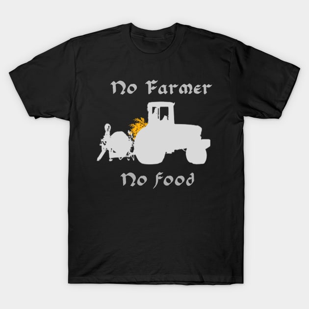 No farmer no food T-Shirt by mrunal